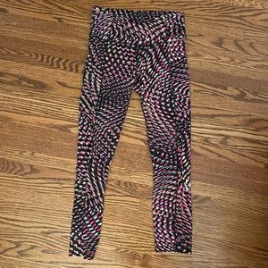 Lululemon Fast & Free crop tights - Sea Wheeze